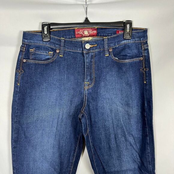 Y2K LUCKY BRAND SOFIA BOOT MID-RISE JEANS 12/31 L - Picture 2 of 8